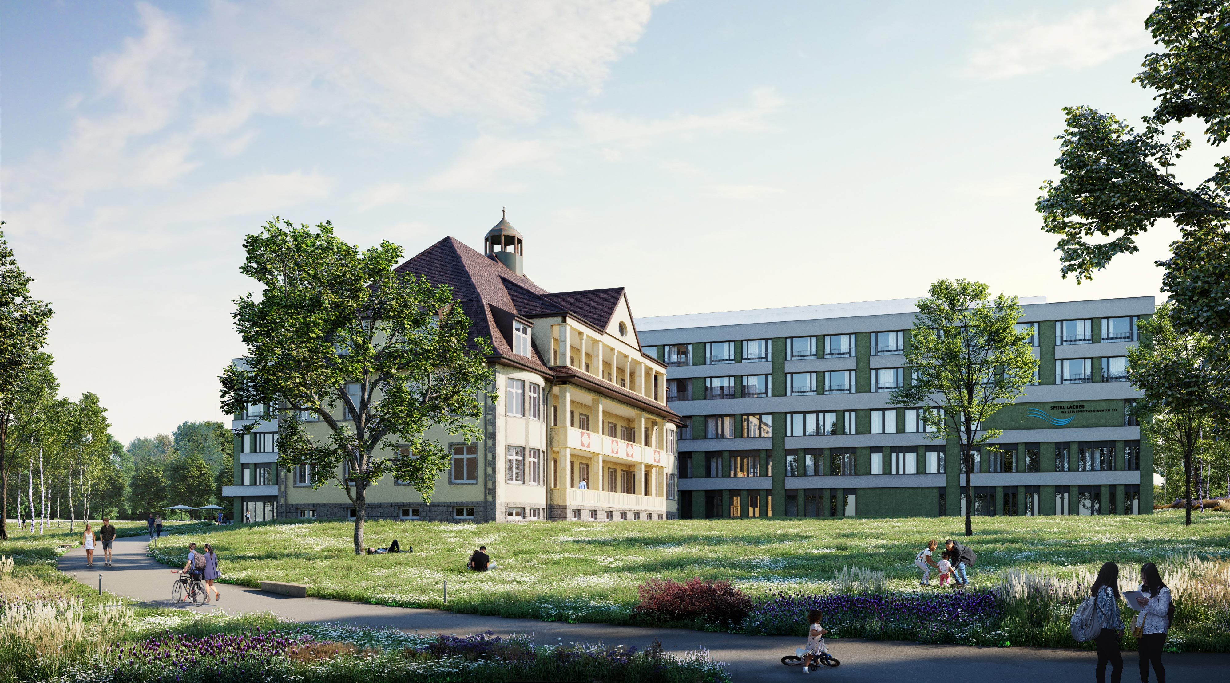 Gesamterneuerung Spital Lachen